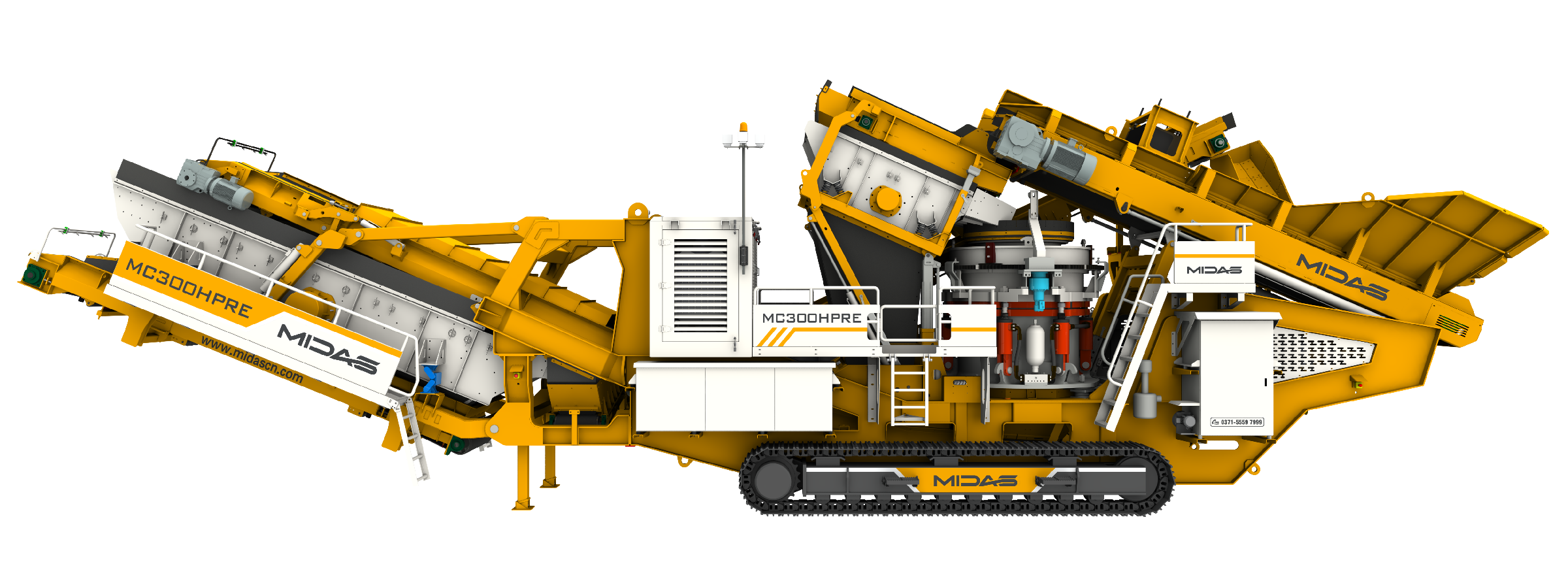 Tracked Mobile Impact Crushing Plant