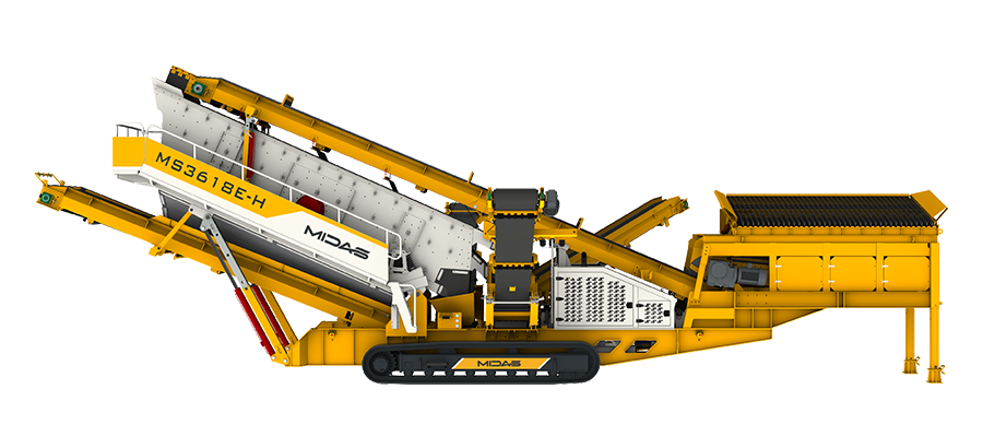 Ms Series Caterpillar Mobile Inclined Screening Plant