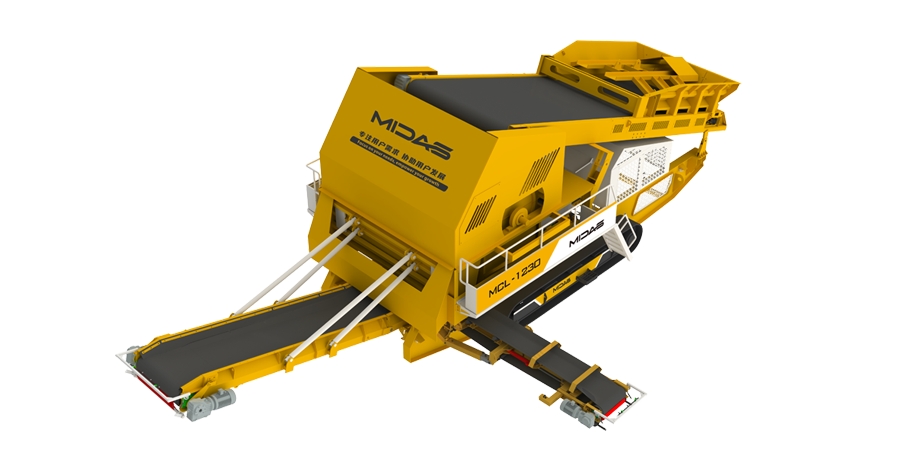 Tracked Mobile Magnetic Separation Plant